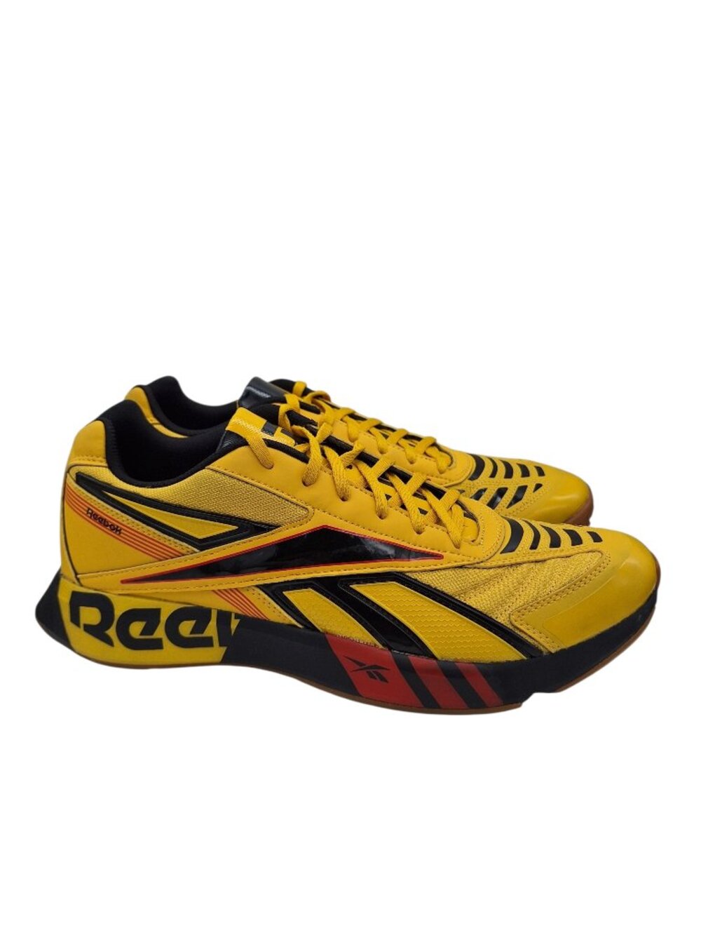 Reebok Futsal Fusion Yellow & Black Athletic Shoes SZ 11.5 (Runs small)